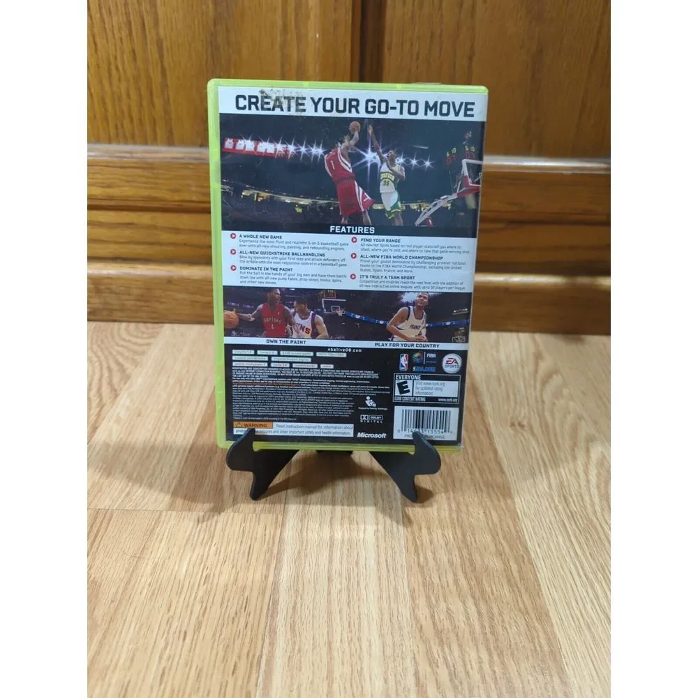 NBA‎ Live 08 (Microsoft Xbox 360, 2007) No Manual